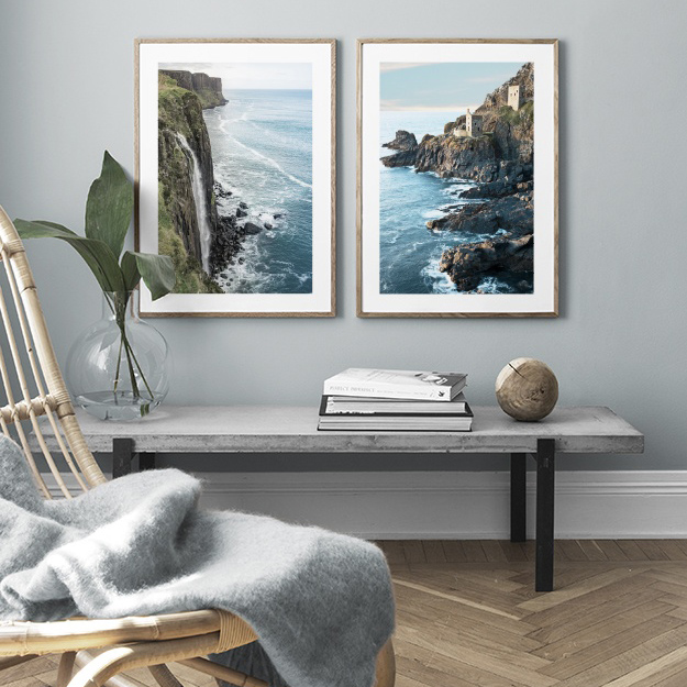 نمونه تابلو منظره و طبیعت دریایی