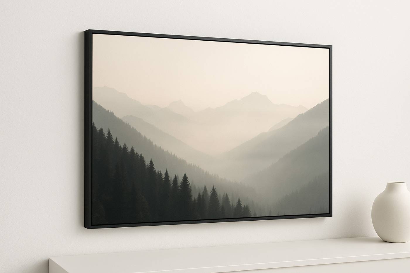 تابلو شاسی روی دیوار از نمای نزدیک