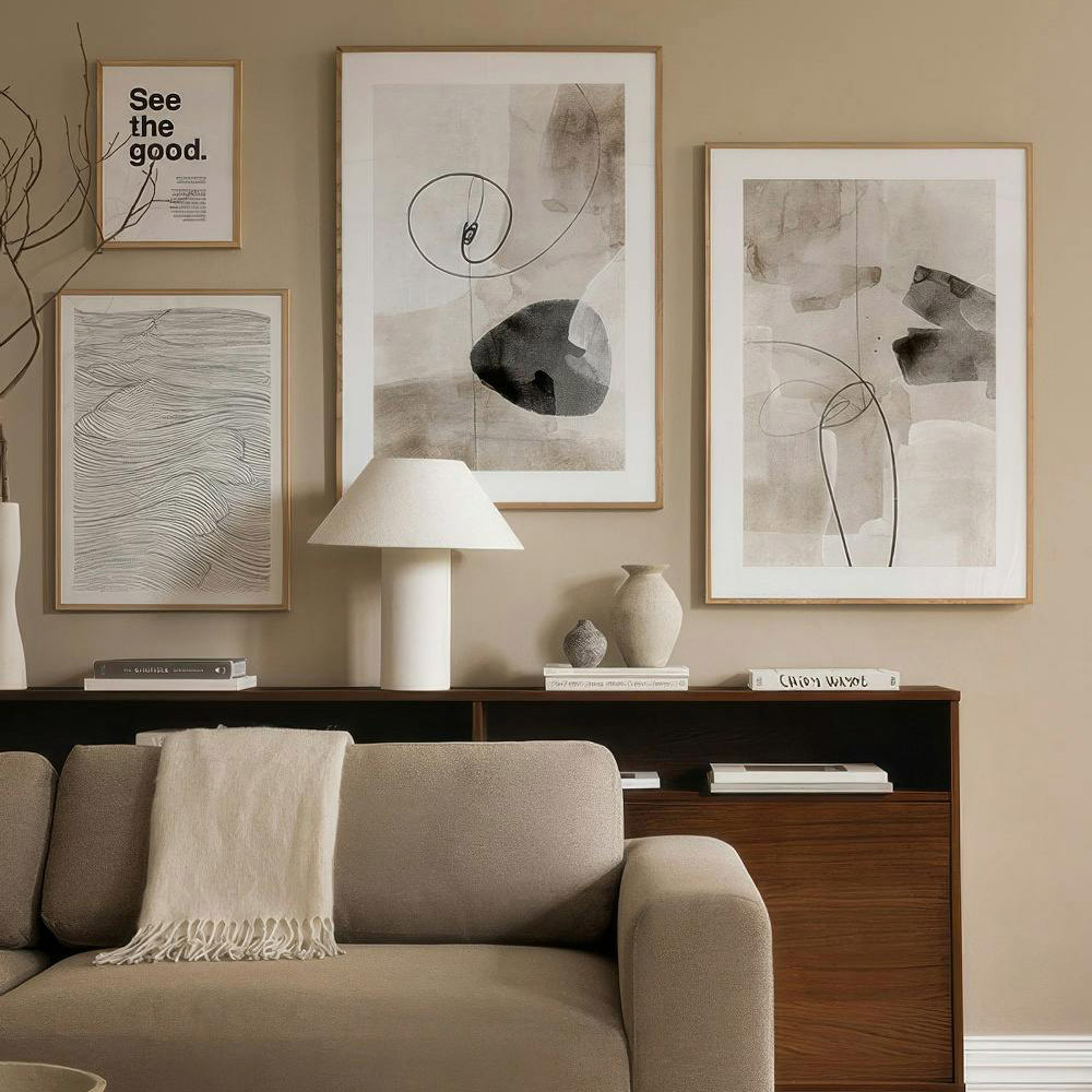 ست تابلو هماهنگ با پذیرایی