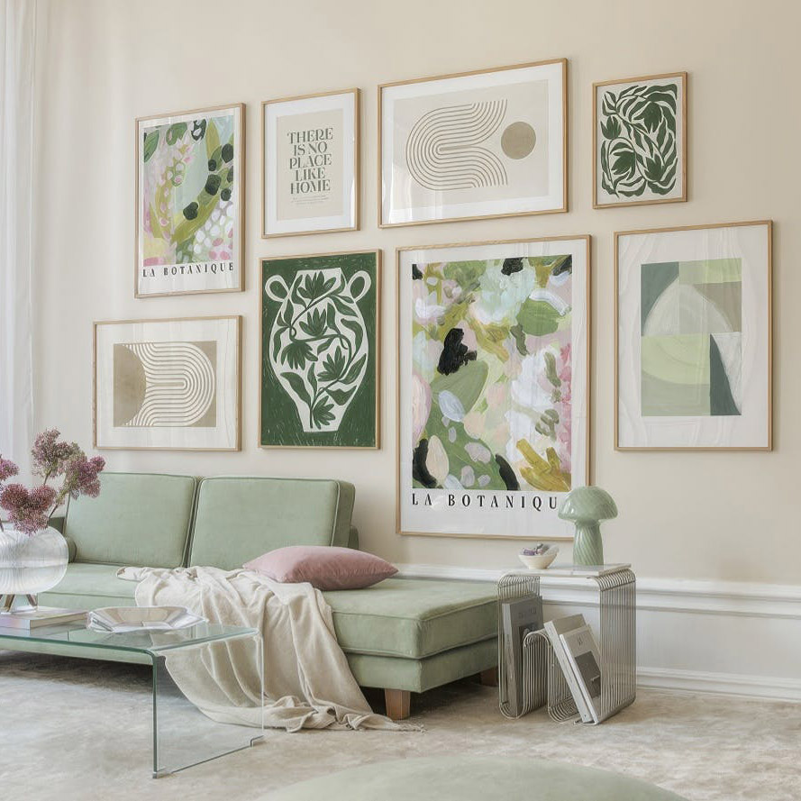 چیدمان تابلو در نشیمن