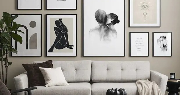 جدیدترین ترندهای تابلو دیواری ۲۰۲۵ در دکوراسیون داخلی