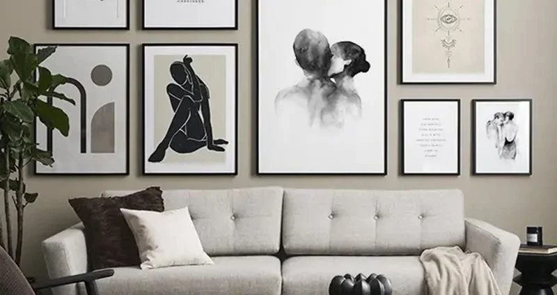 جدیدترین ترندهای تابلو دیواری ۲۰۲۵ در دکوراسیون داخلی
