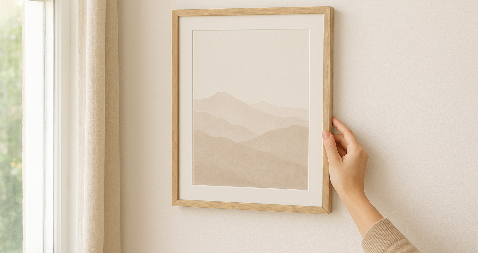 ارتفاع استاندارد نصب تابلو روی دیوار چقدر است؟ راهنمای کامل و دقیق برای همه فضاها