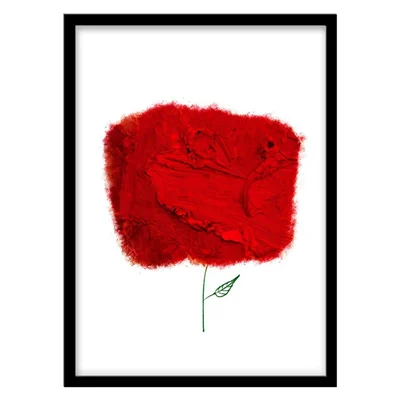 ‌‌‌‌تابلو دکوراتیو مدل نقاشی مدرن گل رز کد 2253