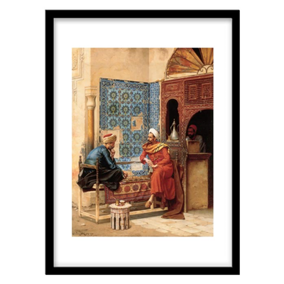 تابلو دکوراتیو مدل نقاشی کلاسیک شرقی کد 1059