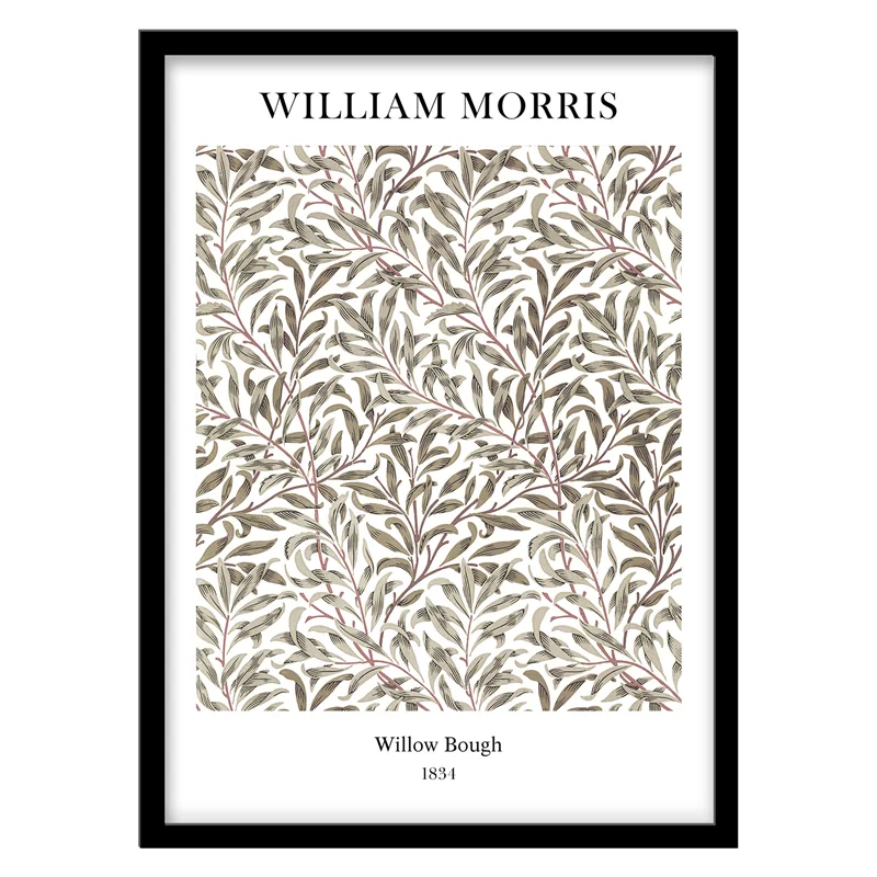 تابلو دکوراتیو مدل نقاشی کلاسیک Willow Bough اثر William Morris
