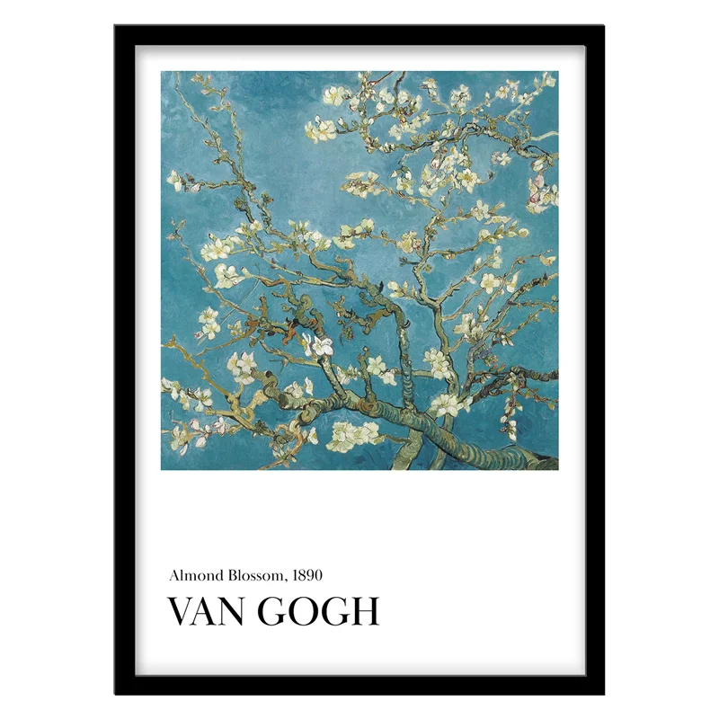 تابلو دکوراتیو مدل نقاشی کلاسیک Almond Blossom اثر Van Gogh