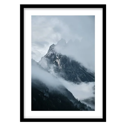 تابلو دکوراتیو مدل عکاسی منظره قله کوه کد 0993