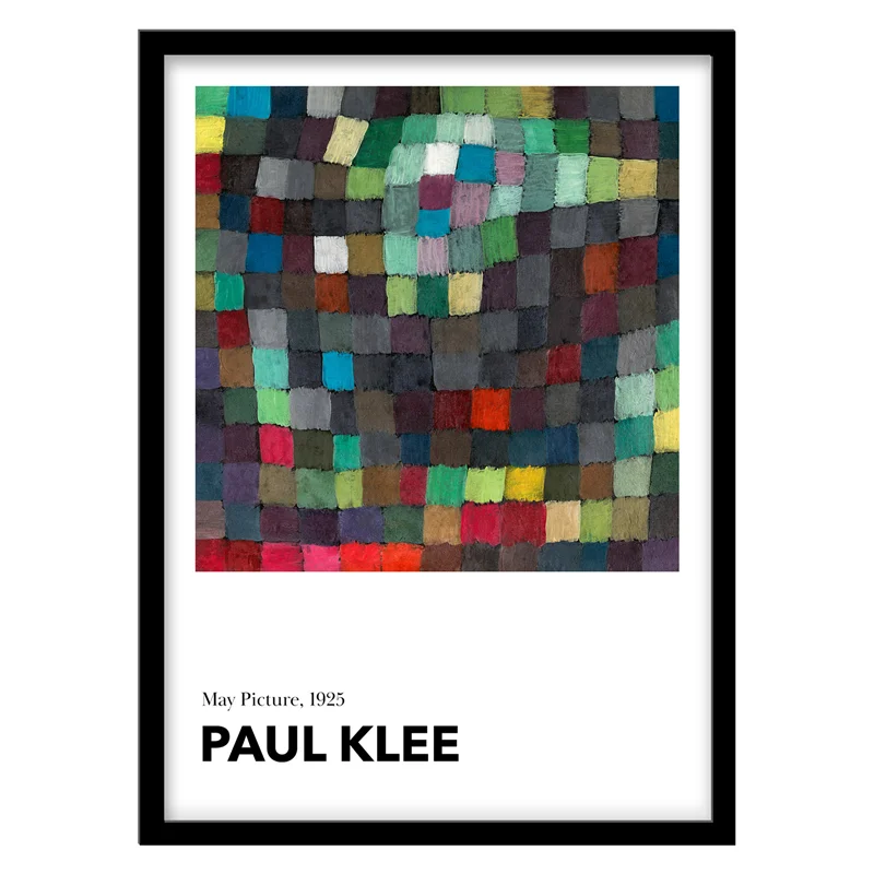 تابلو دکوراتیو مدل نقاشی کلاسیک May Picture اثر Paul Klee