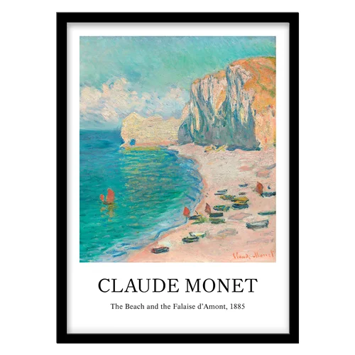 تابلو دکوراتیو مدل نقاشی کلاسیک The Beach اثر Claude Monet