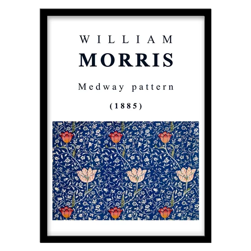 تابلو دکوراتیو مدل نقاشی کلاسیک  Medway Pattern اثر William Morris