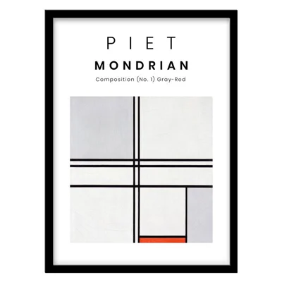 تابلو دکوراتیو نقاشی کلاسیک اثر Piet Mondrian کد 1292