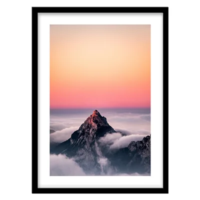 تابلو دکوراتیو مدل عکاسی قله کوه کد 1040