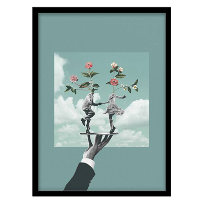 تابلو دکوراتیو مدل نقاشی انتزاعی مدرن کد 2397