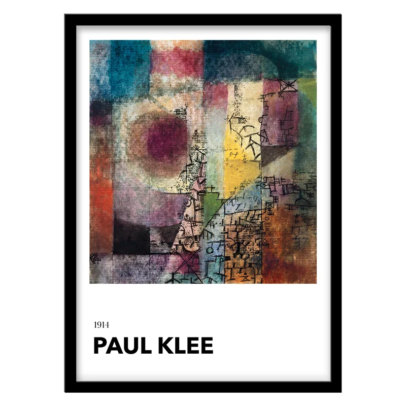 تابلو دکوراتیو مدل نقاشی کلاسیک اثر Paul Klee