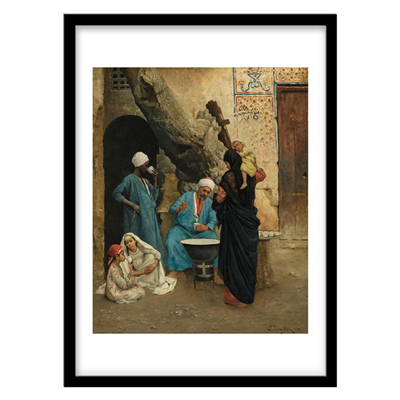 تابلو دکوراتیو مدل نقاشی کلاسیک شرقی کد 1364