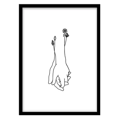 ‌‌‌‌تابلو دکوراتیو مدل نقاشی لاین‌آرت کد 2262