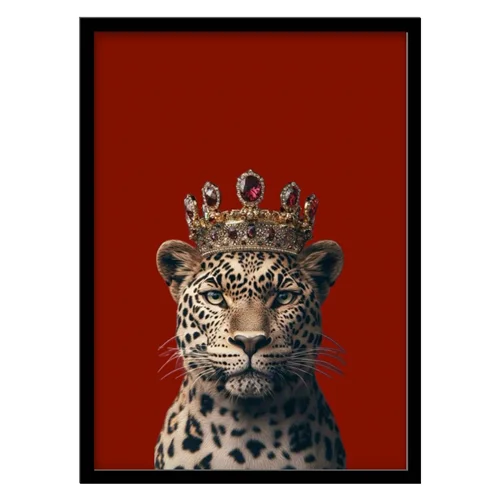 تابلو مدل پوستر مدرن پلنگ کد 3357 | تابلو فریم‌چاپ، تابلو بوم