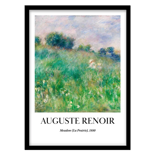 تابلو دکوراتیو مدل نقاشی کلاسیک Meadow اثر Auguste Renoir
