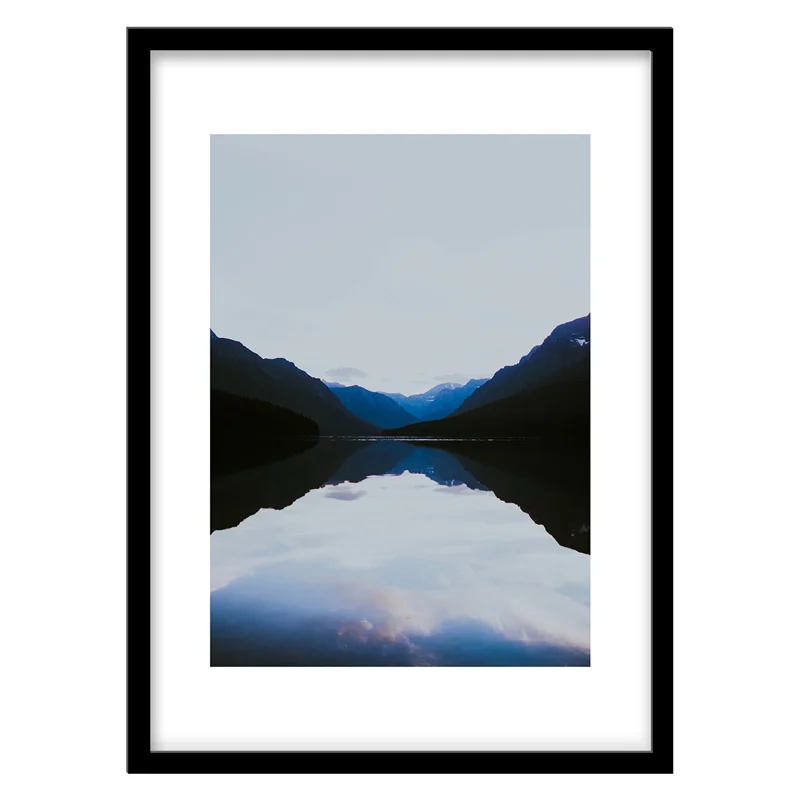 تابلو دکوراتیو مدل عکاسی منظره دریاچه کد 0514