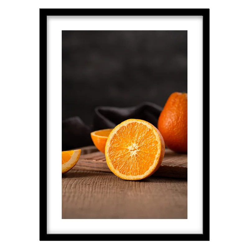 تابلو دکوراتیو مدل عکاسی مدرن پرتقال کد 0154
