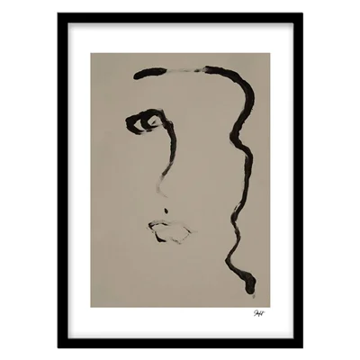 ‌‌‌‌تابلو دکوراتیو مدل لاین‌آرت انتزاعی کد 2244