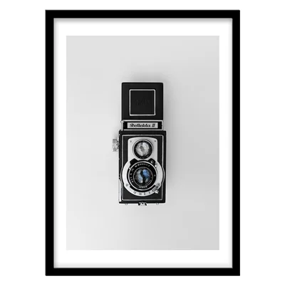 تابلو دکوراتیو مدل دوربین عکاسی قدیمی کد 0342