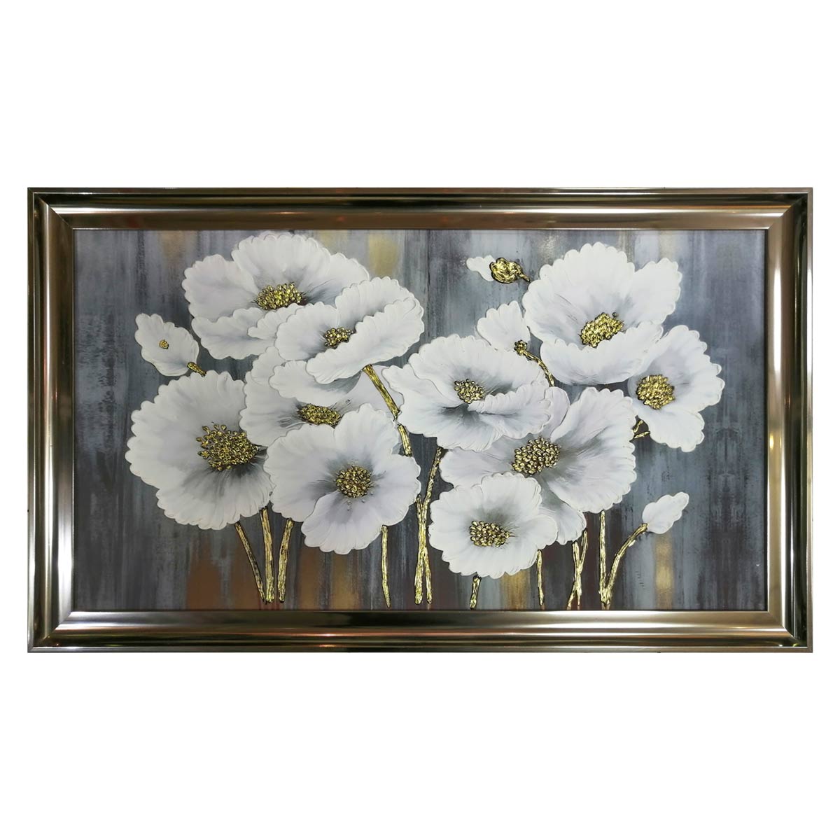 تابلو تکسچر مدل گل برجسته (دست‌ساز) کد 004