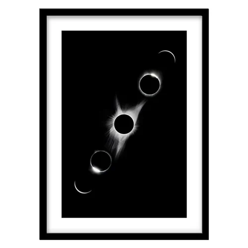 تابلو دکوراتیو مدل عکاسی خورشید گرفتگی کد 2484