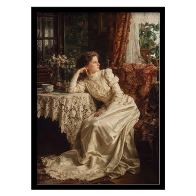 تابلو مدل پرتره کلاسیک کد 3368 | تابلو فریم‌چاپ، تابلو بوم