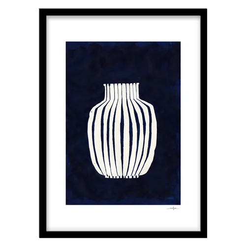 تابلو دکوراتیو مدل Abstract Dark Vase