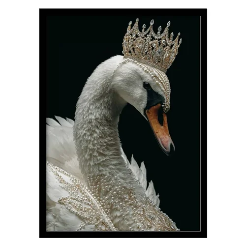 تابلو مدل پوستر مدرن قو کد 3353 | تابلو فریم‌چاپ، تابلو بوم