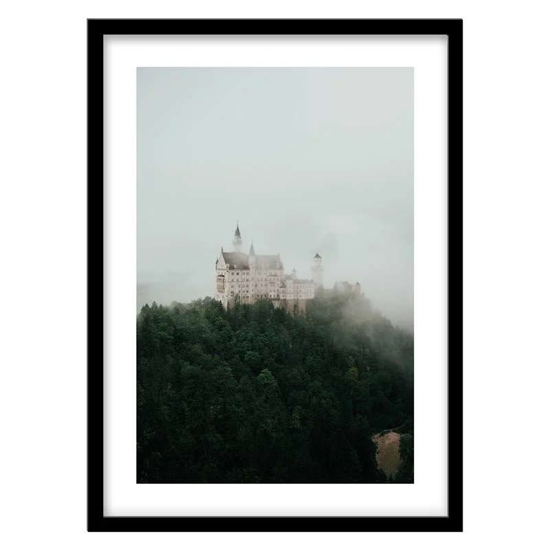 تابلو دکوراتیو مدل قلعه کوهستانی کد 2202