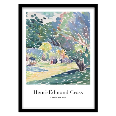 تابلو دکوراتیو مدل نقاشی کلاسیک Landscape اثر Henri-Edmond Cross