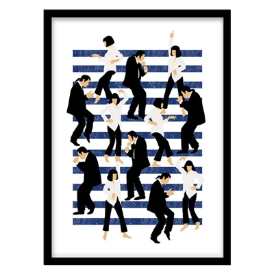 ‌‌‌‌تابلو دکوراتیو مدل پوستر فیلم پالپ‌فیکشن کد 2231