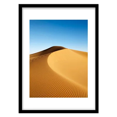 تابلو دکوراتیو مدل منظره کویر آفتابی کد 1676