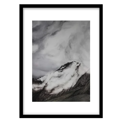 تابلو دکوراتیو مدل نقاشی منظره کوهستان کد 2018