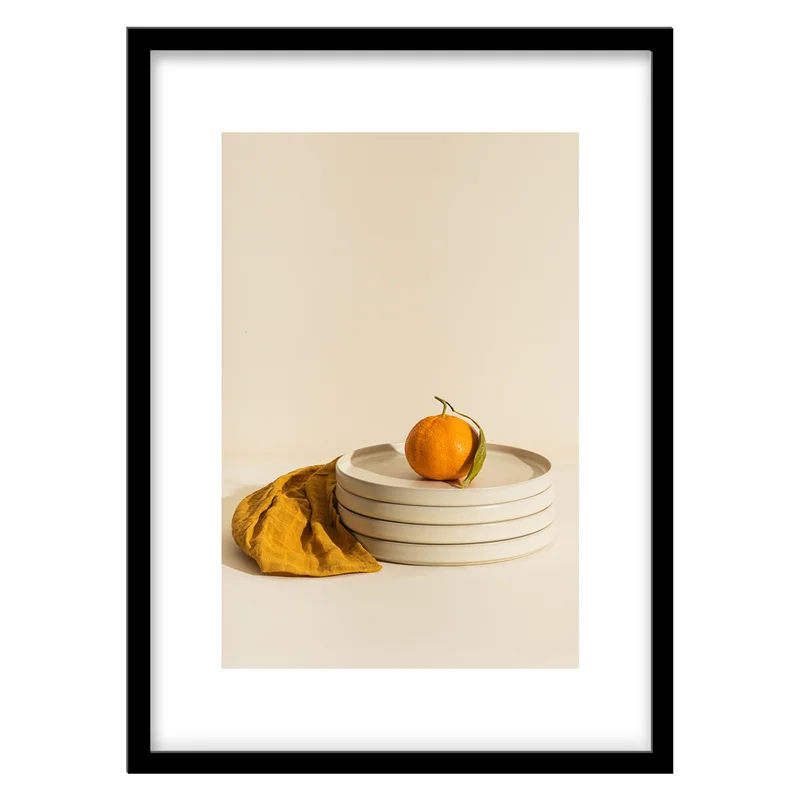 تابلو دکوراتیو مدل عکاسی مینیمال پرتقال کد 0385