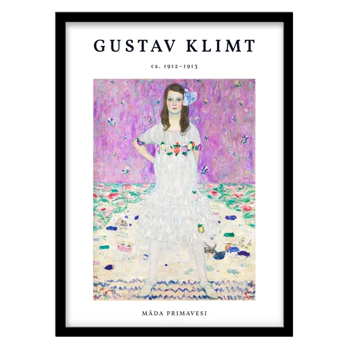 تابلو دکوراتیو مدل نقاشی کلاسیک Mada Primavesi اثر Gustav Klimt