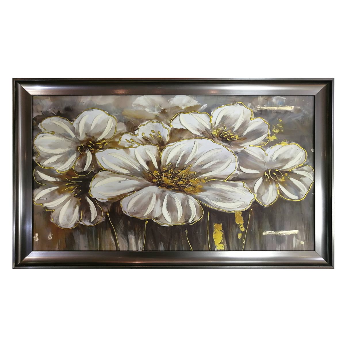 تابلو تکسچر مدل گل برجسته (دست‌ساز) کد 010