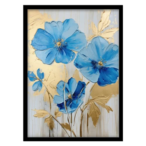 تابلو مدل نقاشی مدرن گل کد 3352 | تابلو فریم‌چاپ، تابلو بوم