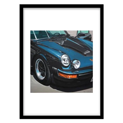 ‌‌‌‌تابلو دکوراتیو مدل نقاشی پورشه کلاسیک کد 2217