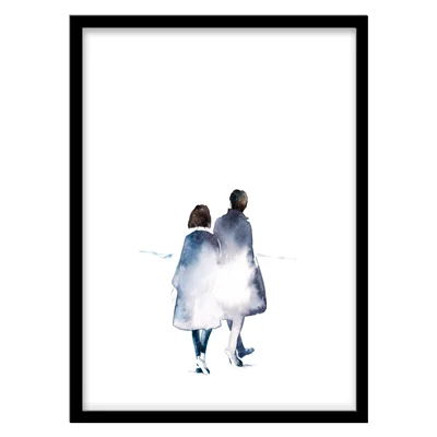 ‌‌‌‌تابلو دکوراتیو مدل نقاشی آبرنگ مدرن کد 2249