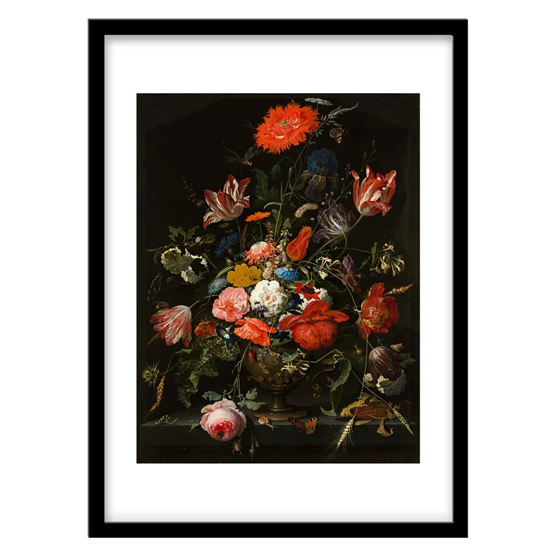 تابلو دکوراتیو نقاشی کلاسیک Vase of Flowers