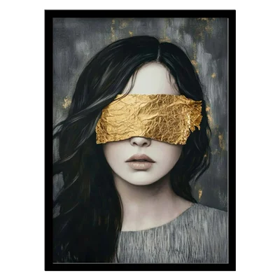 تابلو مدل پرتره مدرن و انتزاعی کد 3358 | تابلو فریم‌چاپ، تابلو بوم