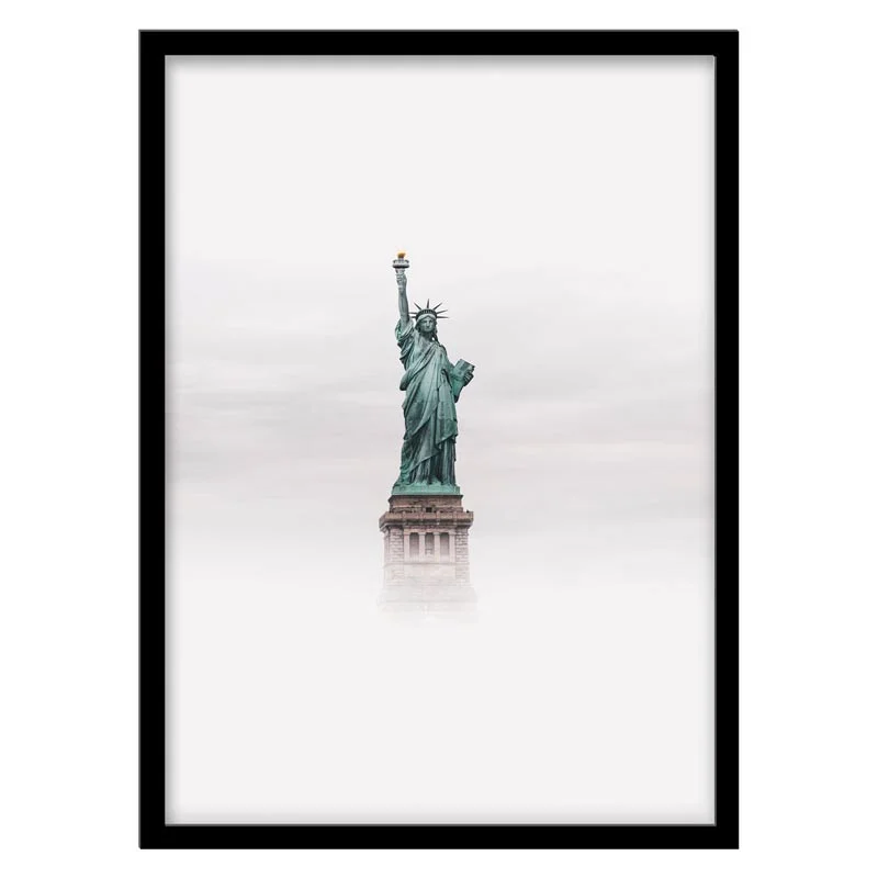 تابلو دکوراتیو مدل مجسمه آزادی و نیویورک کد 1884