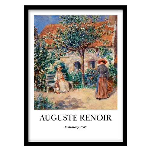 تابلو دکوراتیو مدل نقاشی کلاسیک In Brittany اثر Auguste Renoir